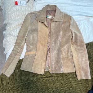 Vintage Women's Suede Leather Jacket